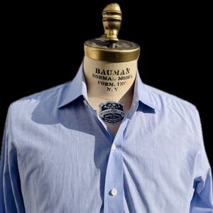 LEDBURY | 17 | Slim Fit Fine Shirting Gingham Check Plaid Cotton Button Down